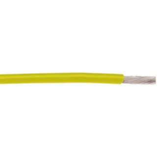 Alpha Wire Hook Up Wire TEFLON Series Yellow 0.03 mm² 32 AWG 7/0.008 mm Copper Conductor 30 m 250V 200°C 2840/7 YL005