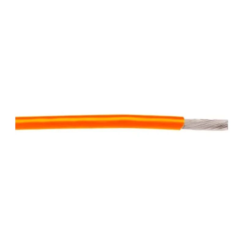 Alpha Wire Hook Up Wire TEFLON Series Orange 0.06 mm², 30 AWG, 7/0.10 mm Core Strands, 30 m Length, 250V, Flame 2841/7 OR005