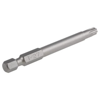 RS PRO Screwdriver Bit 6.35 mm Tip T27 Hex Drive 70 mm Overall 769-125