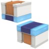 Murata Surface Mount Inductor, Unshielded, Non-Magnetic Core, 47 nH ±2%, 1.25 A Idc, Q:70, 2015 Package LQW2BAN47NG00L