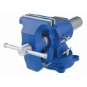 Irwin Medium Duty Workshop Bench Vice 70 mm Jaw Depth 125 mm Jaw Width and Opening 14.9 kg 4935505