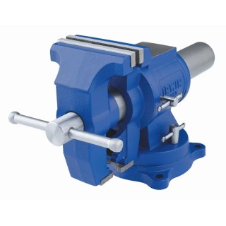 Irwin Medium Duty Workshop Bench Vice 70 mm Jaw Depth 125 mm Jaw Width and Opening 14.9 kg 4935505