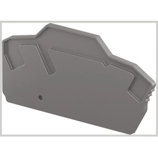 Entrelec EK2.5 Series End Section for Use with ZK2.5-3P PI-Spring Screwless Terminal Blocks Polyamide 1SNK705911R0000
