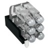 Mentor GmbH Press-In 30-Way Right Angle Rigid LED Light Pipe Clear 1296.2023