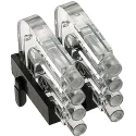 Mentor GmbH Press-In 8-Way Right Angle Rigid LED Light Pipe Clear 1296.1024