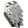 Mentor GmbH Press-In 8-Way Right Angle Rigid LED Light Pipe Clear 3 mm 1279.1002