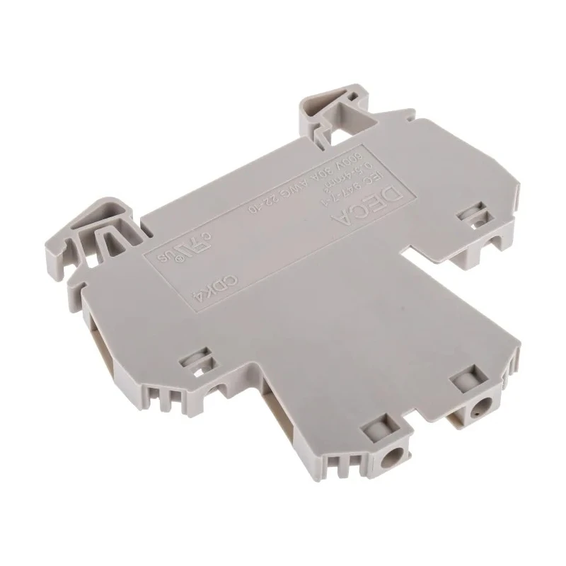 RS PRO Double Level Terminal Block Beige, 4mm² Cable, 2-Level, Screw Termination, 32A, 800V 878-7483