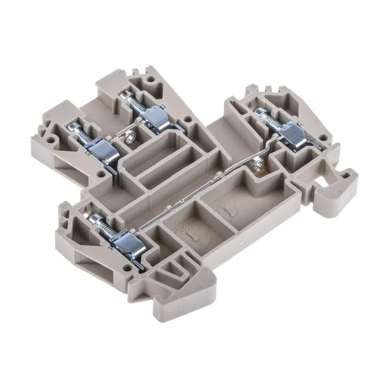 RS PRO Double Level Terminal Block Beige, 4mm² Cable, 2-Level, Screw Termination, 32A, 800V 878-7483