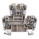 RS PRO Double Level Terminal Block Beige, 4mm² Cable, 2-Level, Screw Termination, 32A, 800V 878-7483