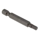 RS PRO Hex Screwdriver Bit 0.25 mm Drive Size Hex 4 Tip, 50 mm Overall Length 769-169