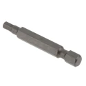 RS PRO Hex Screwdriver Bit 0.25 mm Drive Size Hex 4 Tip, 50 mm Overall Length 769-169
