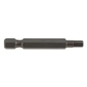 RS PRO Hex Screwdriver Bit 0.25 mm Drive Size Hex 4 Tip, 50 mm Overall Length 769-169