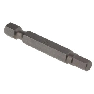 RS PRO Hex Screwdriver Bit 5 mm Size, 0.25 mm Drive Size, Chrome Molybdenum Steel, 50 mm Length 769-175