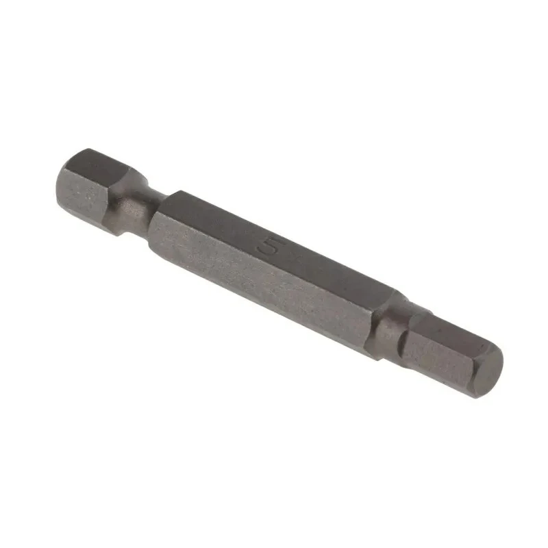 RS PRO Hex Screwdriver Bit 5 mm Size, 0.25 mm Drive Size, Chrome Molybdenum Steel, 50 mm Length 769-175