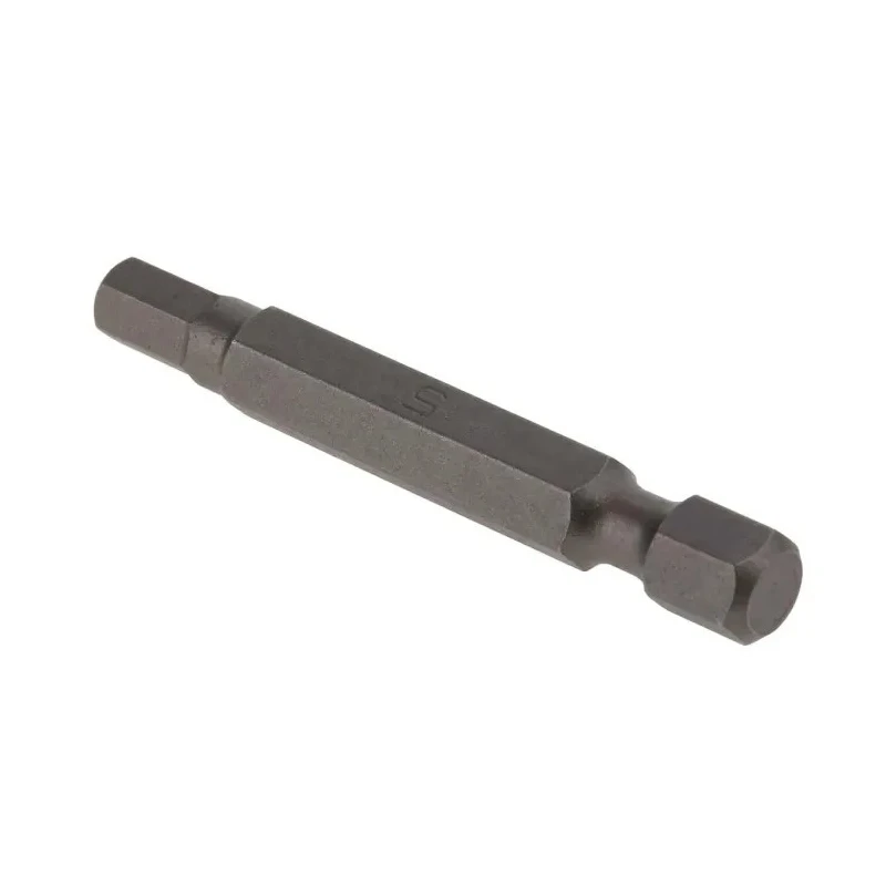 RS PRO Hex Screwdriver Bit 5 mm Size, 0.25 mm Drive Size, Chrome Molybdenum Steel, 50 mm Length 769-175
