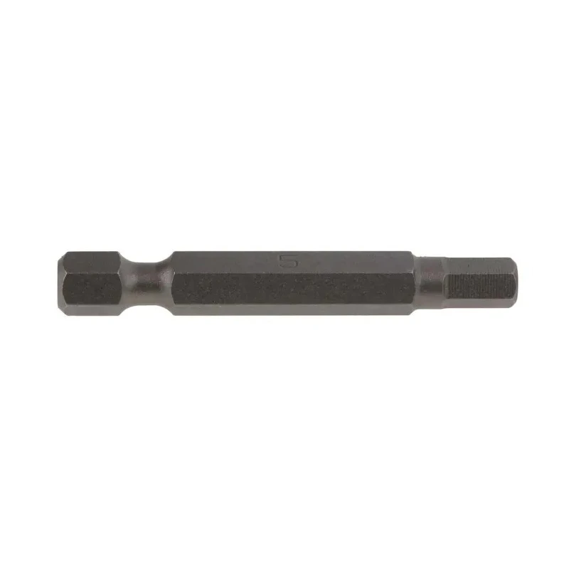 RS PRO Hex Screwdriver Bit 5 mm Size, 0.25 mm Drive Size, Chrome Molybdenum Steel, 50 mm Length 769-175