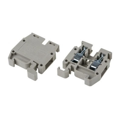 RS PRO DIN Rail Terminal Block Black Beige Blue Grey Orange Red White 4mm² 1-Level Screw Clamp 400V 30A 878-7512