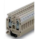 RS PRO DIN Rail Terminal Block Black Beige Blue Grey Orange Red White 4mm² 1-Level Screw Clamp 400V 30A 878-7512