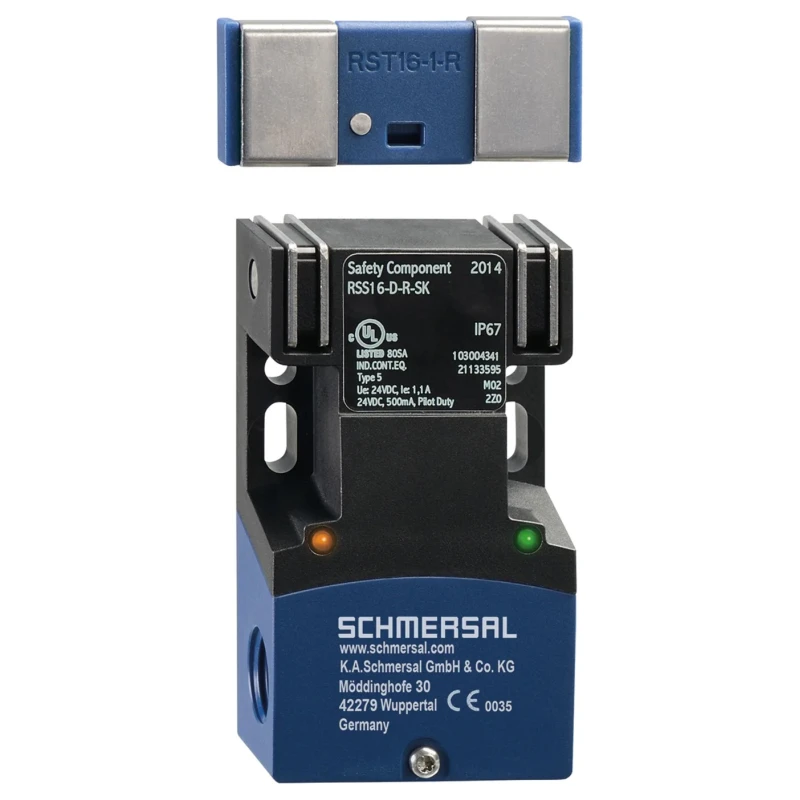 Schmersal RFID Non-Contact Safety Switch Fibreglass Reinforced Thermoplastic Housing 26.4V DC M16 RSS16-D-R-SK