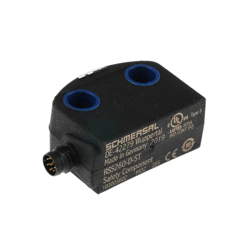 Schmersal RFID Non-Contact Safety Switch, Plastic Housing, 26.4V DC, P-Type, M8 Connection, 600mA - RSS260-D-ST