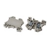 RS PRO DIN Rail Terminal Block Beige, Black, Blue, Grey, Orange, Red, White, 6mm², 1-Level, Screw, 50A, 800V 878-7534