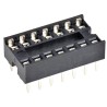 TE Connectivity 2.54 mm Pitch Straight 14 Way Through Hole Standard Pin Ladder DIL Socket 1A 1-2199298-3