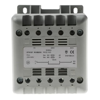 RS PRO 100 VA DIN Rail Transformer with 400 V AC Primary, 115 V AC, 12 V, 24 V Secondary Outputs, IP21 Protection 880-2510
