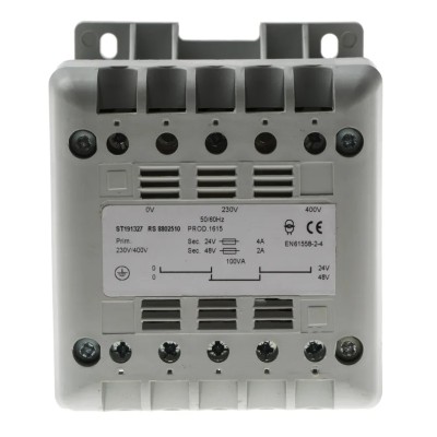 RS PRO 100 VA DIN Rail Transformer with 400 V AC Primary, 115 V AC, 12 V, 24 V Secondary Outputs, IP21 Protection 880-2510