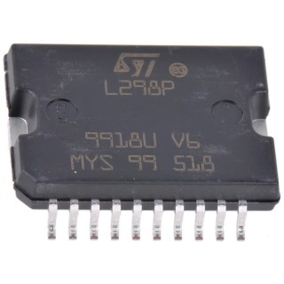 STMicroelectronics Brushed DC Motor Driver IC, Full Bridge, 46 V 4 A, 20-Pin PowerSO L298P013TR