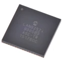 Microchip 64-Pin QFN Ethernet Controller 3.3 V 100 Mbps Host Bus Full Duplex/Half Duplex LAN9252I/ML