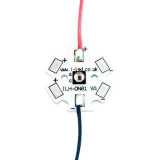Intelligent LED Solutions IR LED Array OSLON Black 1 PowerStar, 850 nm Peak Wavelength, 1270 mW ILH-IW01-85SL-SC221-WIR200.