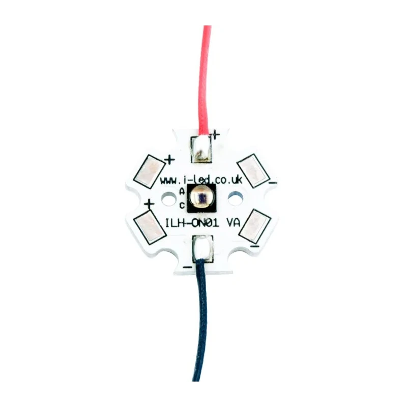 Intelligent LED Solutions IR LED Array OSLON Black 1 PowerStar, 850 nm Peak Wavelength, 1270 mW ILH-IW01-85SL-SC221-WIR200.