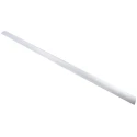 RS PRO Grey Aluminium Alloy Cable Trunking W50mm x D9.8 mm x L1 m Self-Extinguishing PVC Base W50mm