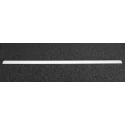 RS PRO Grey Aluminium Alloy Cable Trunking W50mm x D9.8 mm x L1 m Self-Extinguishing PVC Base W50mm