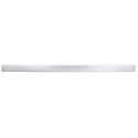 RS PRO Grey Aluminium Alloy Cable Trunking W50mm x D9.8 mm x L1 m Self-Extinguishing PVC Base W50mm