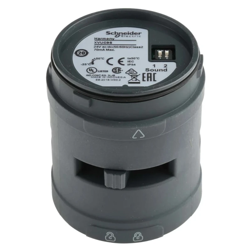 Schneider Electric Harmony XVU Series Buzzer 24V AC/DC, 85dB, Surface Mount, IP54 Protection 
