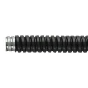 Flexicon 10 mm Nominal Diameter Polyvinyl Chloride Coated Galvanised Steel Flexible Conduit Black 25m FSU10B-25M
