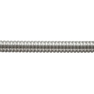Flexicon Flexible Galvanised Steel Conduit 16 mm Nominal Diameter, Uncoated, Grey, Length 10m FU16-10M