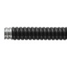 Flexicon 16 mm Nominal Diameter Polyvinyl Chloride Coated Galvanised Steel Flexible Conduit, Black, 50m FSU16B-50M