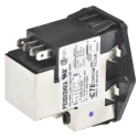 TE Connectivity IEC Filter Power Line Flange Mount Male 2 Pole 2 Fuse 10A 120V AC 250V AC 6609929-4