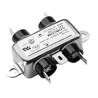 TE Connectivity Corcom B 5A 250V AC 50Hz 60Hz Flange RFI Filter Fast-On 1 Phase 6609020-7