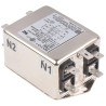 TE Connectivity Corcom AYO 3-Phase Flange RFI Filter 6A 250V AC 50Hz 60Hz 6609066-2