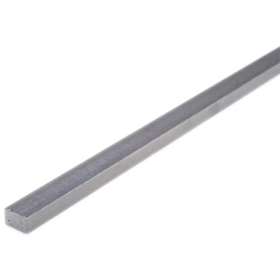 RS PRO Mild Steel Rectangular Bar 25mm Width 10mm Height 1m Length 770-557