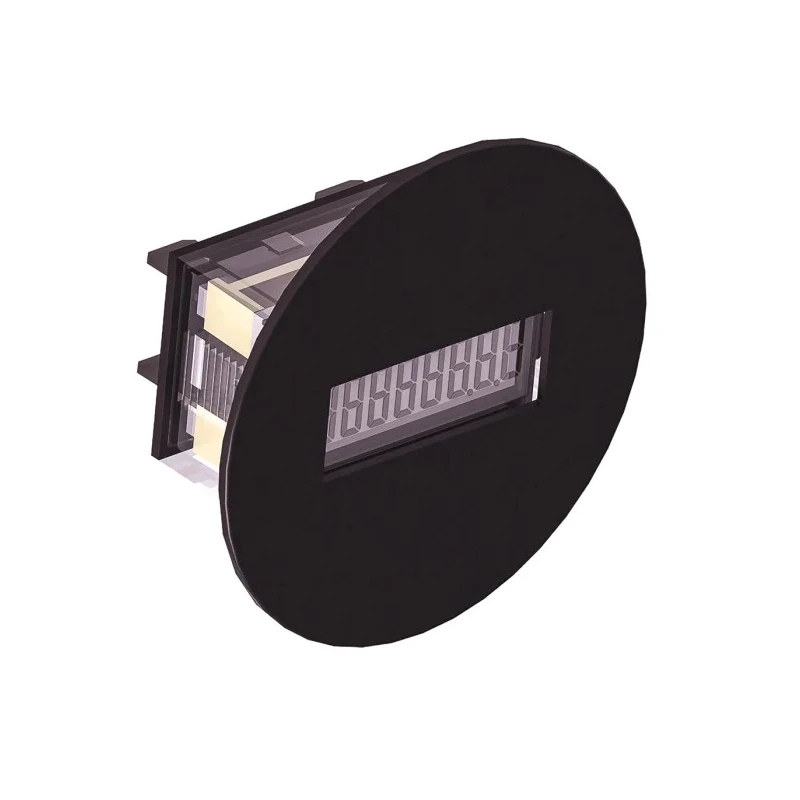 Trumeter Hour Meter 8 Digit LCD Display Flush Mount 300V AC 7mm Digit Height 3410-3000