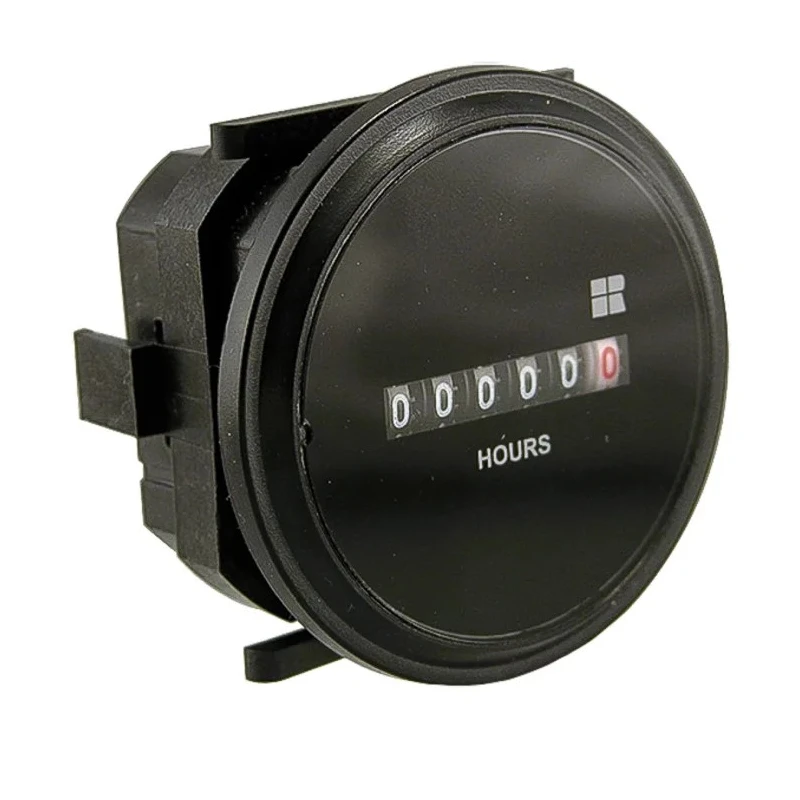 Trumeter 6 Digit Analogue Hour Meter Flush Mount 80V DC 3.6mm Digit Height 732-0003
