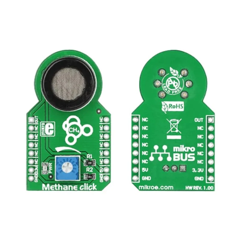 MikroElektronika Methane Click Gas Sensor MikroBus Click Board for MQ-4 MIKROE-1628