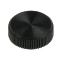 RS PRO Black Acetal Knurled Clamping Knob with Unthreaded Hole 13 mm Diameter 5 mm Thread Length 771-667