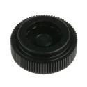 RS PRO Black Acetal Knurled Clamping Knob with Unthreaded Hole 13 mm Diameter 5 mm Thread Length 771-667