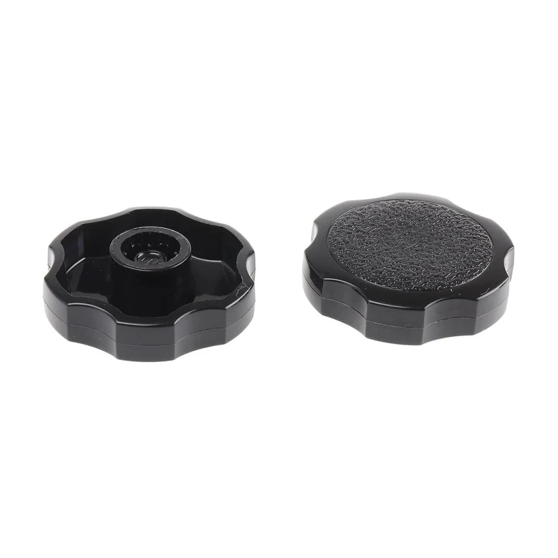 RS PRO Black Acetal Thermoplastic Multiple Lobes Clamping Knob 38 mm Diameter Unthreaded Hole 771-718