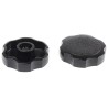 RS PRO Black Acetal Thermoplastic Multiple Lobes Clamping Knob 38 mm Diameter Unthreaded Hole 771-718